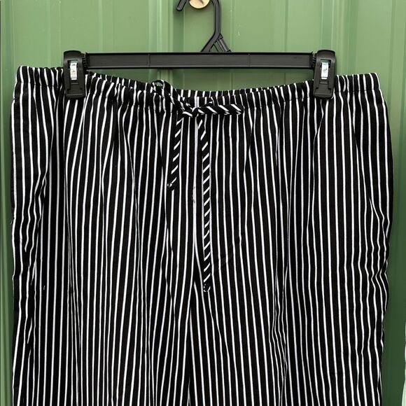 Women’s Lightweight Cotton Pull-On Wide-Leg Beach Pants 2-Pack Size XXL - Picture 2 of 14